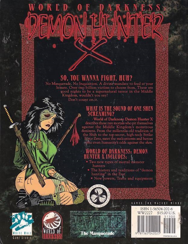 Vampire the Masquerade Demon Hunter X (BGrade) (Genbrug)